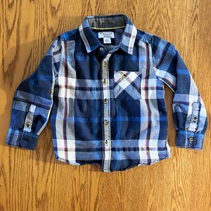NWOT Sz 3T Original Penguin Plaid Button Down Top